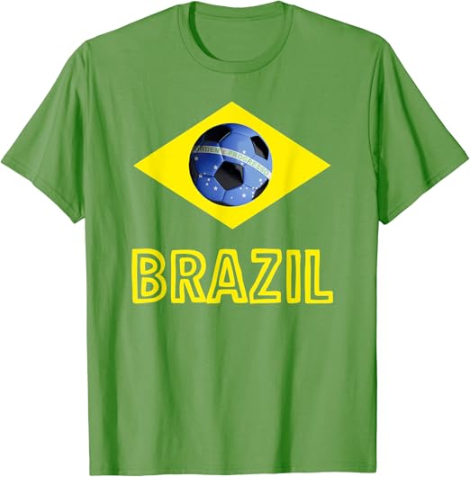 Drapeau du Brésil Football TShirt Amazon.fr Sports et Loisirs